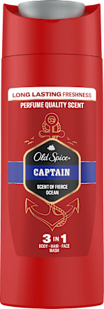 3 v 1 gel za tuširanje in šampon Captain, potovalna velikost Old Spice