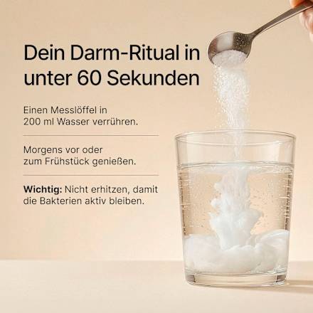 Daily Gut Darm Pulver Erdbeer-Geschmack BRAINEFFECT