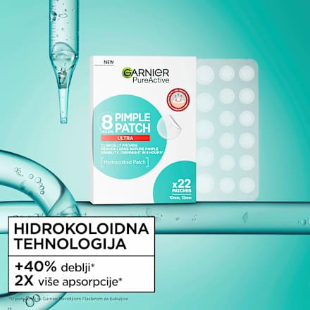 ULTRA hidrokoloidni flasteri protiv bubuljica GARNIER PureActive