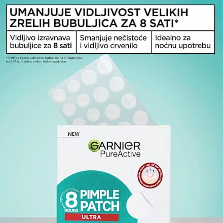 ULTRA hidrokoloidni flasteri protiv bubuljica GARNIER PureActive