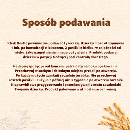 Kleik ryżowy, bez mleka po 6. miesiącu Proste Zboża Nestlé