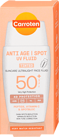 Слънцезащитен флуид за лице против петна SPF 50+ Carroten
