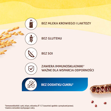 Bezglutenowy produkt zbożowy bez dodatku cukru po 6. miesiącu Sinlac Nestlé
