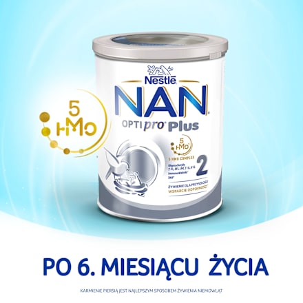 Mleko Optipro Plus 2 po 6 m-cu  Nestlé NAN