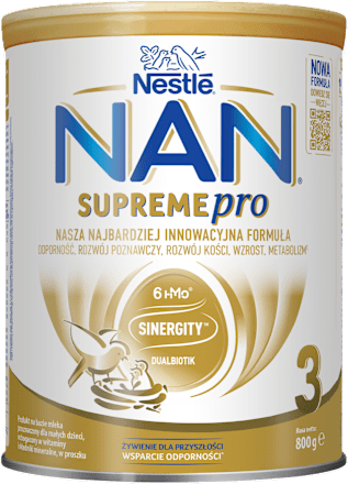 Produkt na bazie mleka dla dzieci Supremepro 3, po 1. roku życia Nestlé NAN