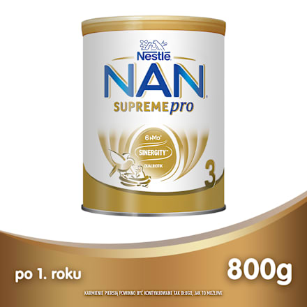 Produkt na bazie mleka dla dzieci Supremepro 3, po 1. roku życia Nestlé NAN