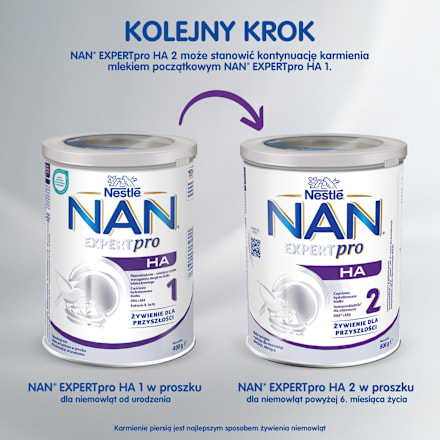 Mleko EXPERTpro HA 1 dla niemowląt od urodzenia Nestlé NAN