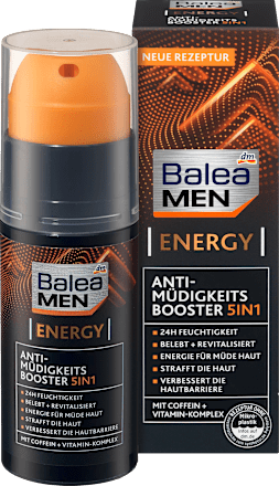 Gesichtscreme Energy Anti-Müdigkeitsbooster 5in1 Balea MEN