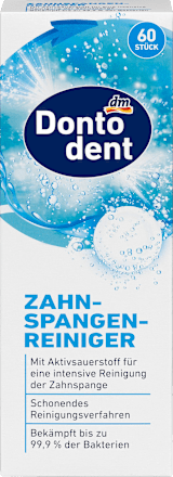Tabletki do czyszczenia ruchomego aparatu ortodontycznego Dontodent