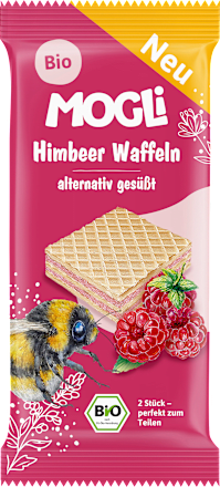 Kindersnack Himbeerwaffeln MOGLi