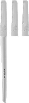 Szemöldökformázó két pótfejjel, többféle ebelin