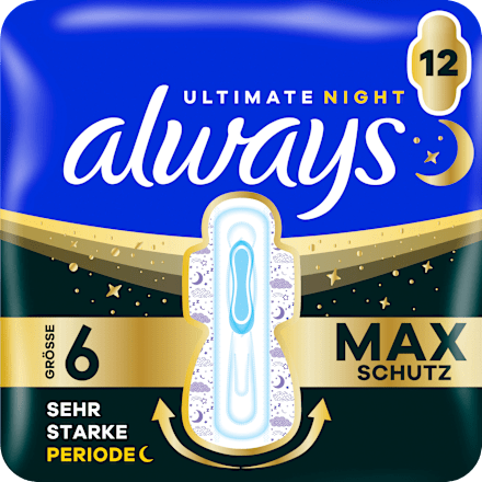 Ultimate-Binden Night Max Protection 6 mit Flügeln always