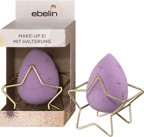 Make-up Blender & Halterung Sternform Golden Winter Glow ebelin