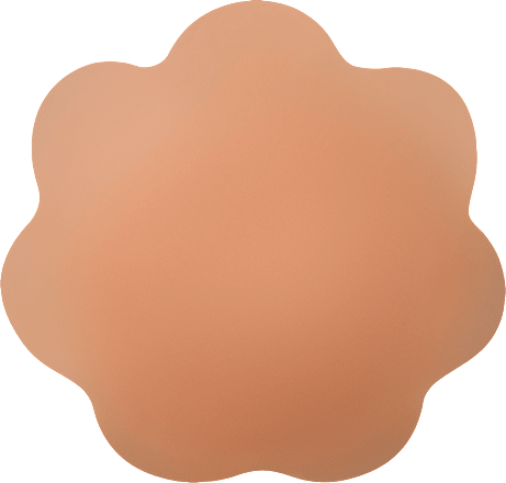 Silikon-Nippelpads Beige (2 Paar) ebelin