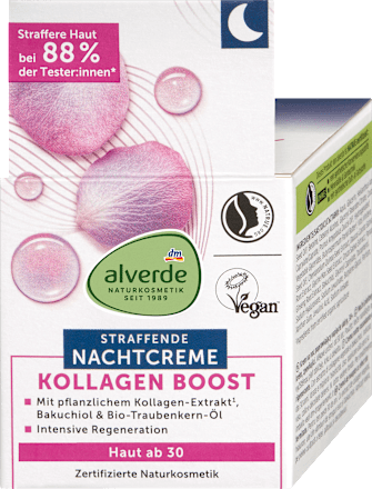 Noćna krema za zatezanje sa kolagenom alverde NATURKOSMETIK