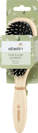Pflege & Glanz Holzbürste oval ebelin