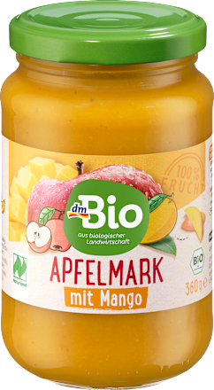 Fruchtmark Apfel mit Mango dmBio