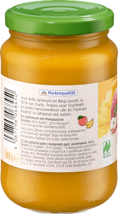 Fruchtmark Apfel mit Mango dmBio