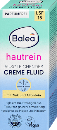 Creme Fluid hautrein LSF 15 Balea