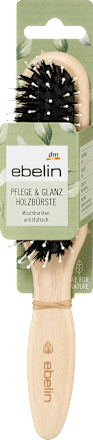 Pflege & Glanz Holzbürste Mischborsten schmal ebelin