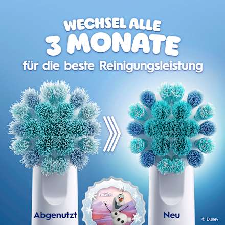 Aufsteckbürsten Kinder Frozen, ab 3 Jahren, extra weich Oral-B