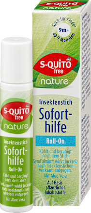 Roll-on za nego kože po piku insektov free nature Soforthilfe S-QUiTO free