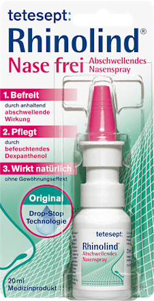 Nasenspray Rhinolind Nase frei tetesept