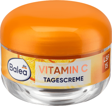 Dnevna krema za obraz z vitaminom C, ZF 15 Balea