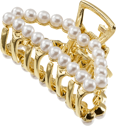 Haarklammer mit Perlen Gold-Optik ebelin