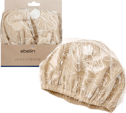 Duschhaube 2in1 Beauty Eve Routine ebelin