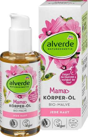 Mama tělový olej bio sléz alverde NATURKOSMETIK