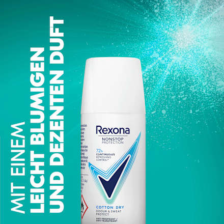 Antitranspirant Deospray Nonstop Protection Cotton Dry, Reisegröße Rexona