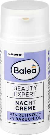 Nočna krema BEAUTY EXPERT z retinolom in bakuchiolom Balea