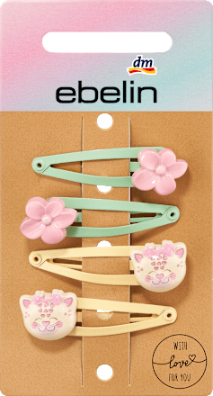 Haarclips mit verschiedenen Motiven ebelin