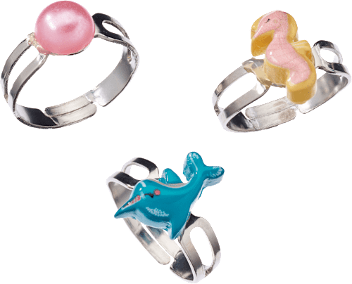 Kinder-Ringset mit verschiedenen Motiven ebelin