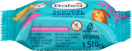 koupelová tableta s ovocnou vůní, více druhů Balea