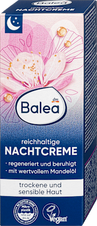 Hranilna nočna krema za obraz Balea