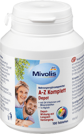 A-Z komplet tablete, dodatak ishrani 100 kom Mivolis