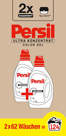 Colorwaschmittel Gel Ultra Konzentrat (2x62WL) Persil