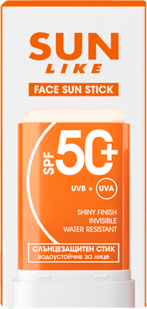 Слънцезащитен стик за лице SPF50+ SUN LIKE