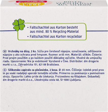 Dosenverschlüsse Silikon bunt Sommerliebe  Profissimo