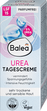 Krem na dzień, 5% mocznika, SPF 15 Balea