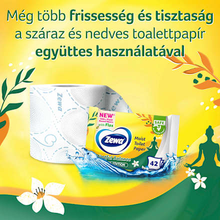 Deluxe Toalettpapír 16 tekercs 3 rétegű Limited edition ZEWA