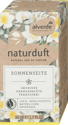 Eau de Parfum Naturduft Sonnenseite alverde NATURKOSMETIK