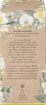 Eau de Parfum Naturduft Sonnenseite alverde NATURKOSMETIK