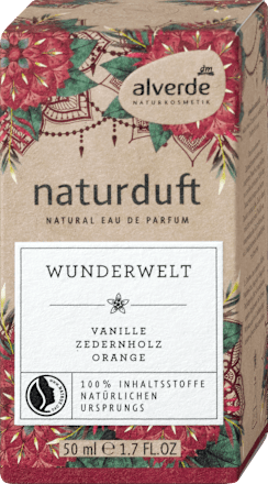 Eau de Parfum Naturduft Wunderwelt alverde NATURKOSMETIK