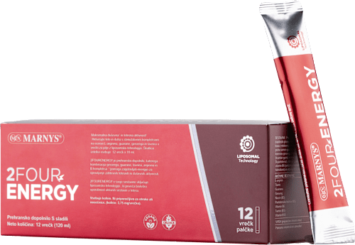 Prehransko dopolnilo 2Four Energy, 12 × 10 ml MARNYS