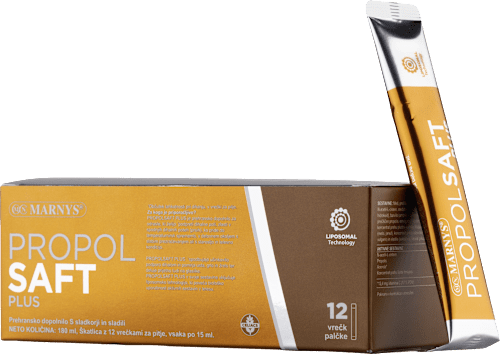 Prehransko dopolnilo Propolsaft Plus, 12 × 15 ml MARNYS