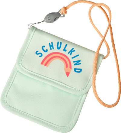 Brustbeutel Schulkind, Aqua Glass PUSBLU