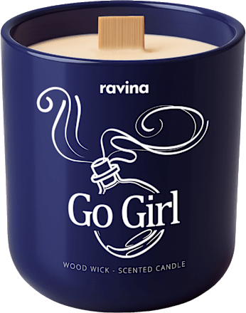 Świeca sojowa zapachowa w szkle Go Girl  ravina